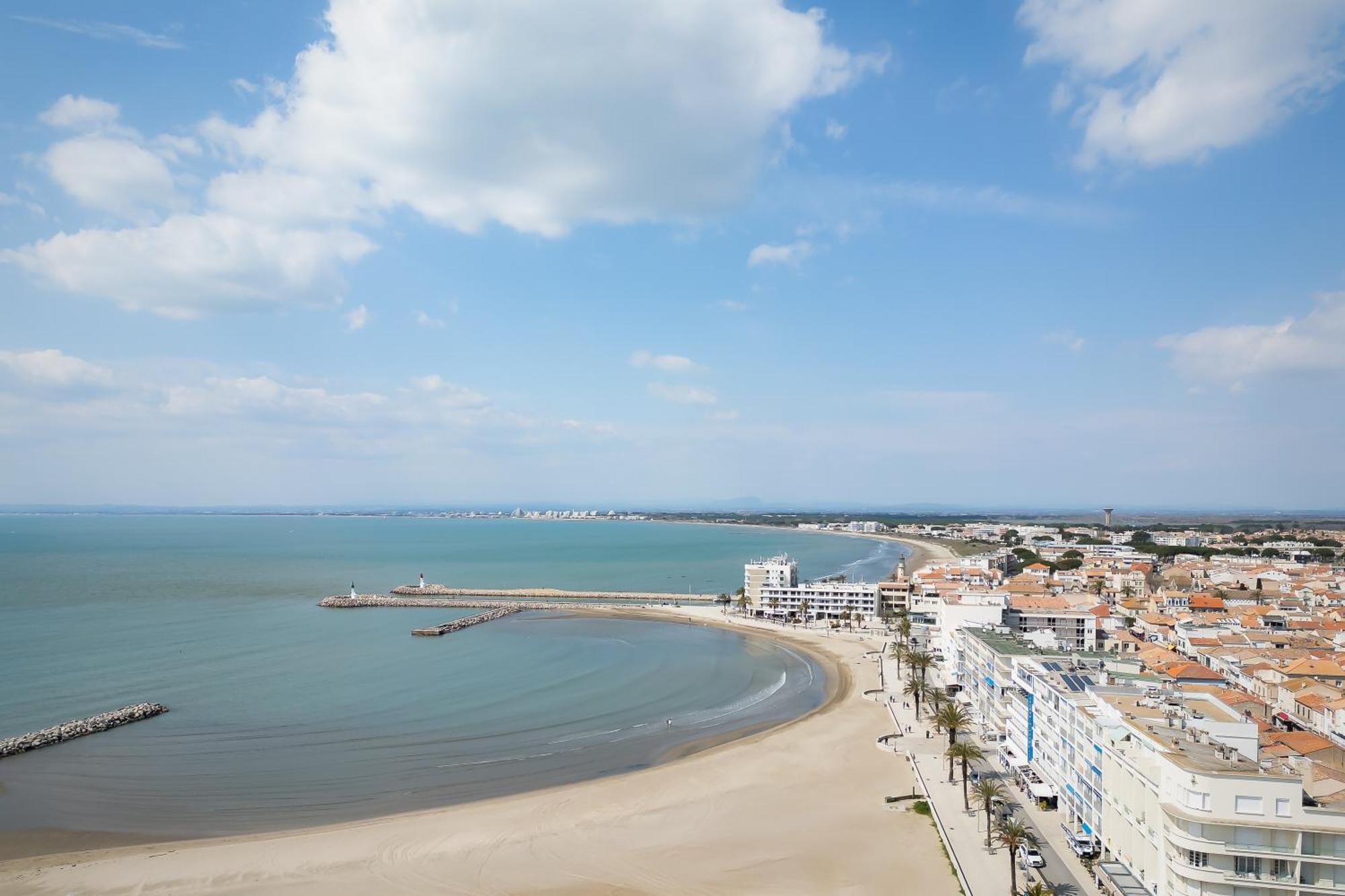 La Perle Du Grau : T1 Avec Exceptionnelle Vue Mer Le Grau-du-Roi Exterior foto